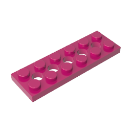 32001 | Technical Plate 2 x 6 with 5 Holes
