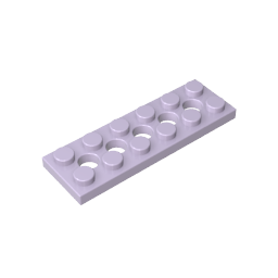 32001 | Technical Plate 2 x 6 with 5 Holes