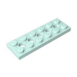 32001 | Technical Plate 2 x 6 with 5 Holes
