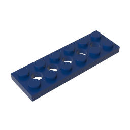 32001 | Technical Plate 2 x 6 with 5 Holes