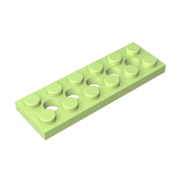 32001 | Technical Plate 2 x 6 with 5 Holes
