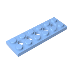 32001 | Technical Plate 2 x 6 with 5 Holes