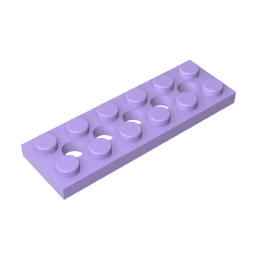 32001 | Technical Plate 2 x 6 with 5 Holes