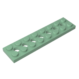 3738 | Technical Plate 2 x 8 with 7 Holes