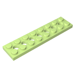 3738 | Technical Plate 2 x 8 with 7 Holes