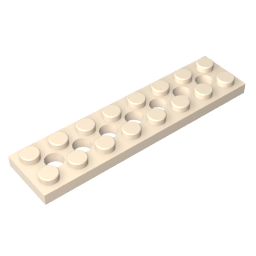 3738 | Technical Plate 2 x 8 with 7 Holes