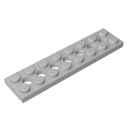3738 | Technical Plate 2 x 8 with 7 Holes
