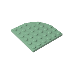 6003 | Plate, Round Corner 6 x 6