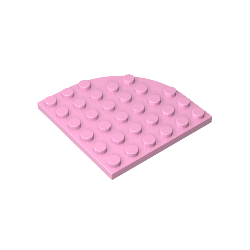 6003 | Plate, Round Corner 6 x 6