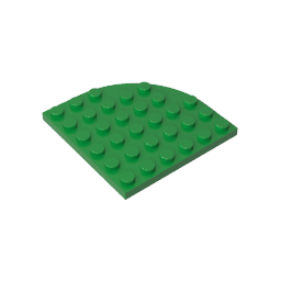 6003 | Plate, Round Corner 6 x 6