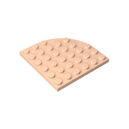 6003 | Plate, Round Corner 6 x 6