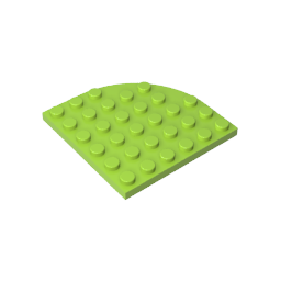6003 | Plate, Round Corner 6 x 6