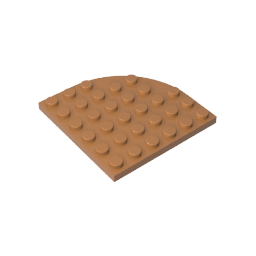 6003 | Plate, Round Corner 6 x 6