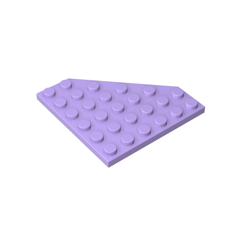 6106 | Wedge, Plate 6 x 6 Cut Corner