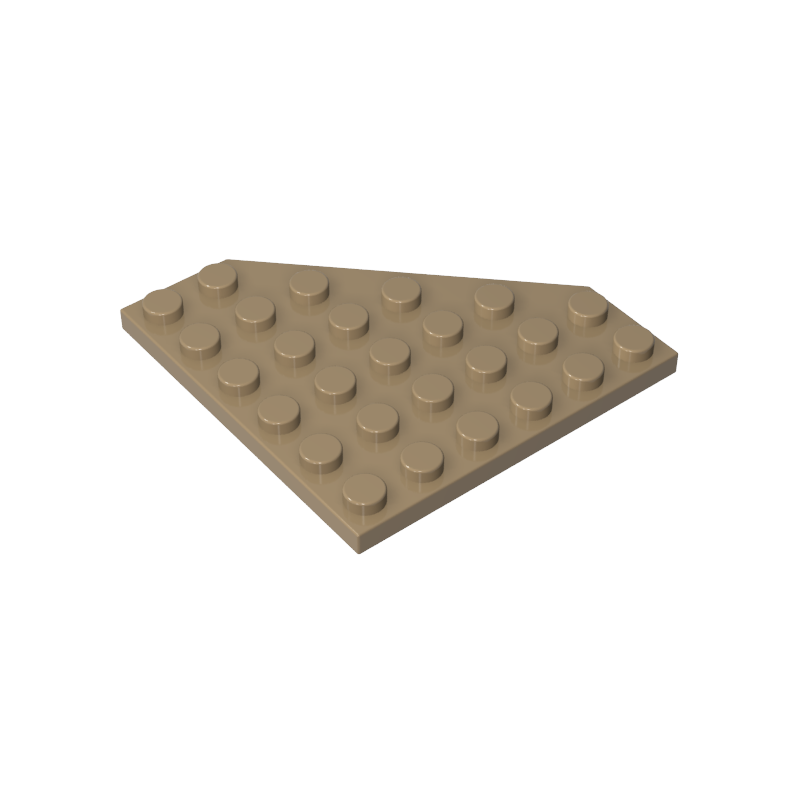 6106 | Wedge, Plate 6 x 6 Cut Corner