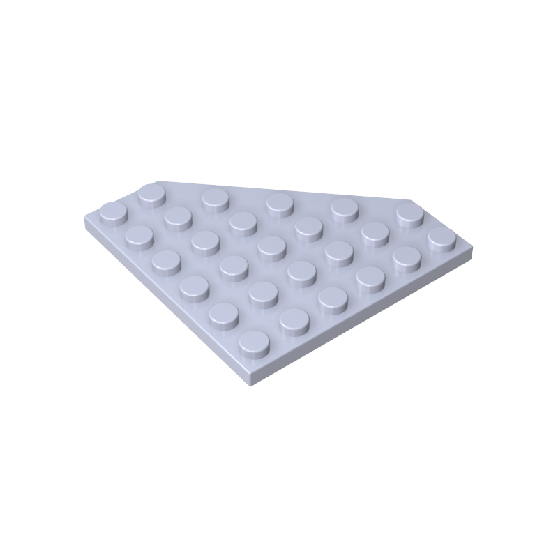 6106 | Wedge, Plate 6 x 6 Cut Corner