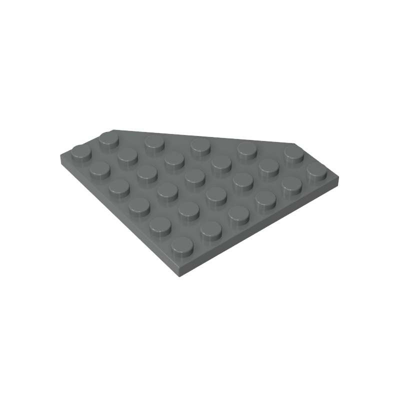 6106 | Wedge, Plate 6 x 6 Cut Corner