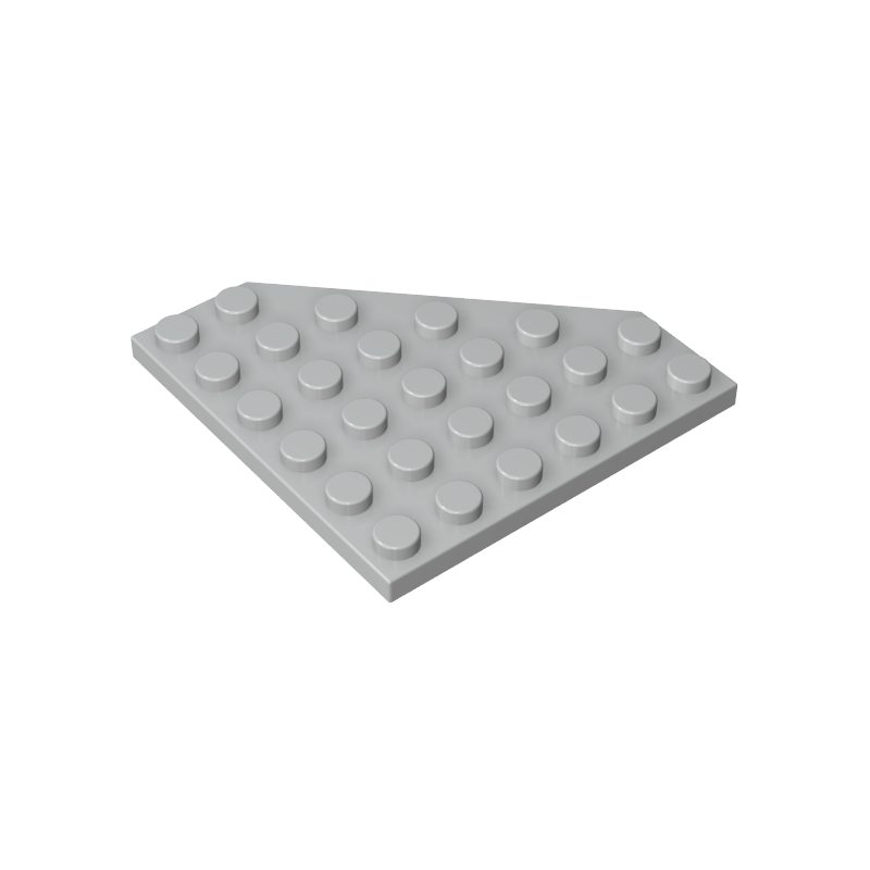 6106 | Wedge, Plate 6 x 6 Cut Corner