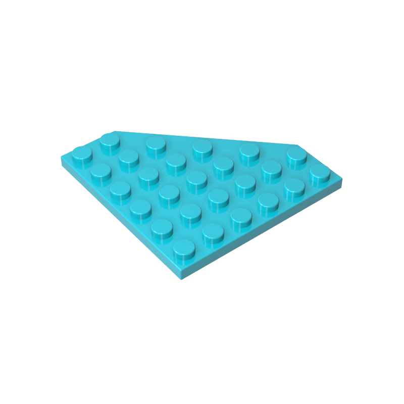 6106 | Wedge, Plate 6 x 6 Cut Corner
