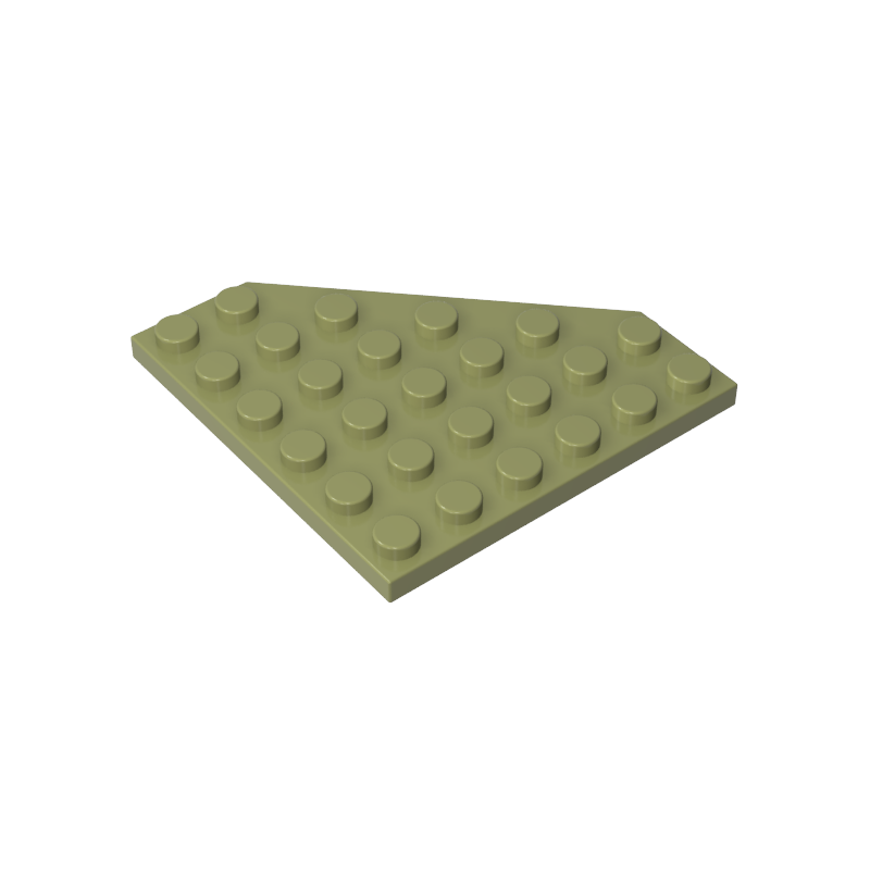 6106 | Wedge, Plate 6 x 6 Cut Corner