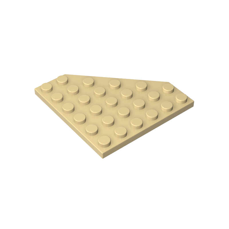 6106 | Wedge, Plate 6 x 6 Cut Corner