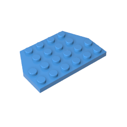 32059 | Wedge, Plate 4 x 6 Cut Corners