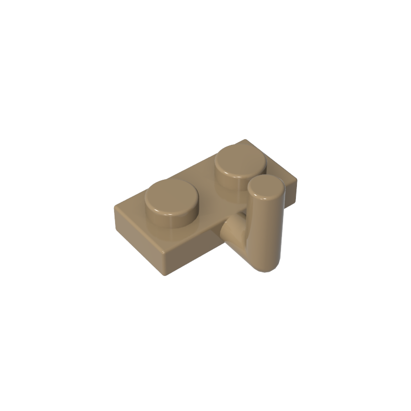 88072 | Plate, Modified 1 x 2 with Bar Arm Up (Horizontal Arm 6mm)