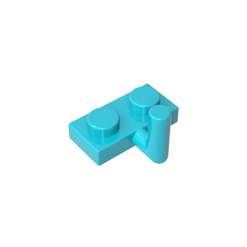 88072 | Plate, Modified 1 x 2 with Bar Arm Up (Horizontal Arm 6mm)