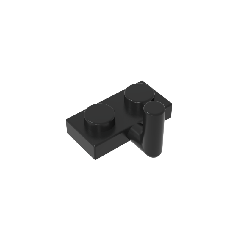 88072 | Plate, Modified 1 x 2 with Bar Arm Up (Horizontal Arm 6mm)