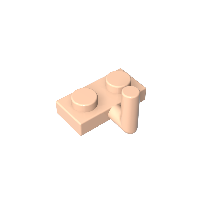 88072 | Plate, Modified 1 x 2 with Bar Arm Up (Horizontal Arm 6mm)