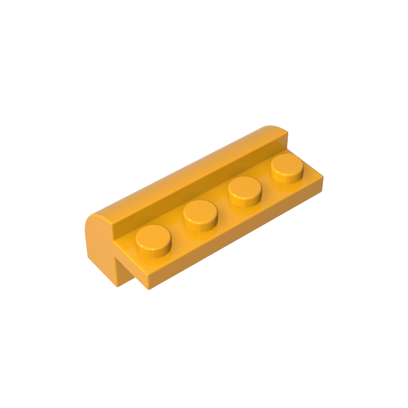 6081 | Slope, Curved 2 x 4 x 1 1/3 with 4 Recessed Studs