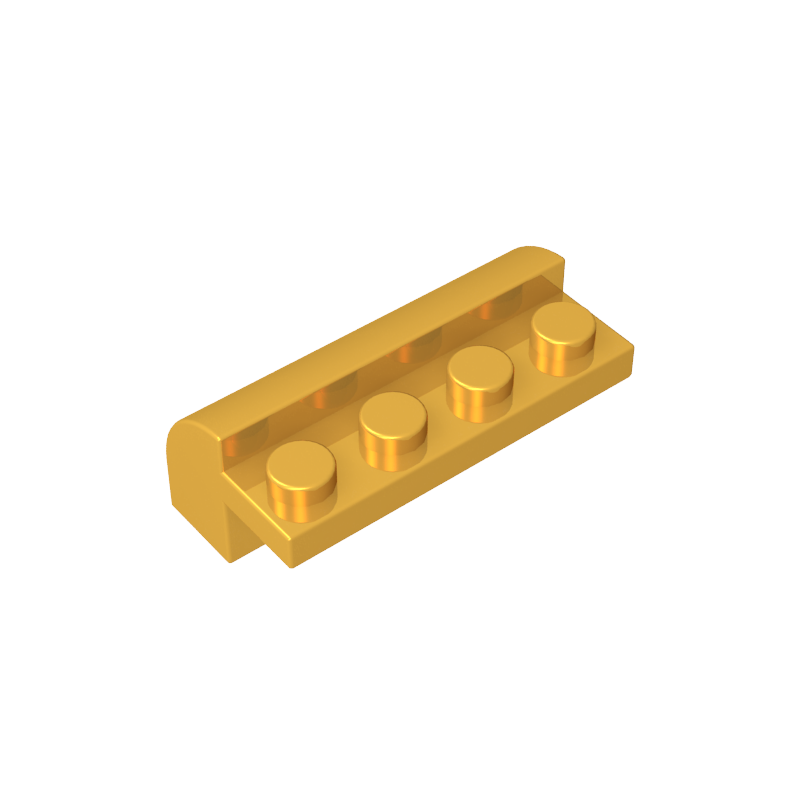 6081 | Slope, Curved 2 x 4 x 1 1/3 with 4 Recessed Studs