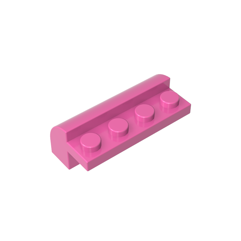 6081 | Slope, Curved 2 x 4 x 1 1/3 with 4 Recessed Studs