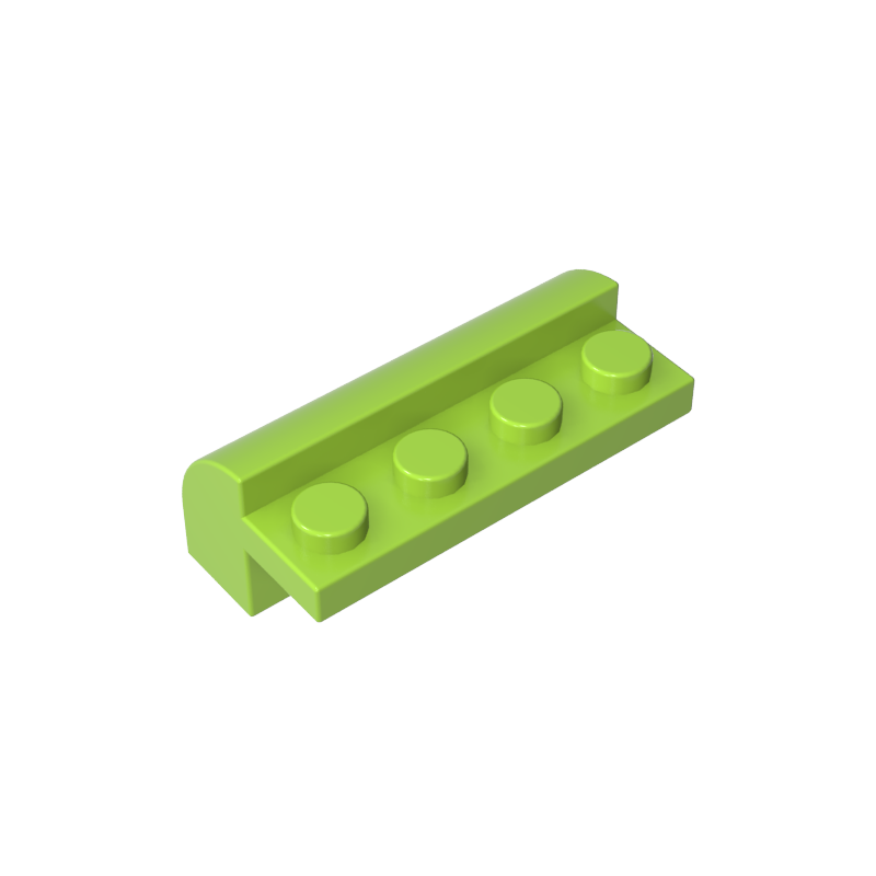 6081 | Slope, Curved 2 x 4 x 1 1/3 with 4 Recessed Studs