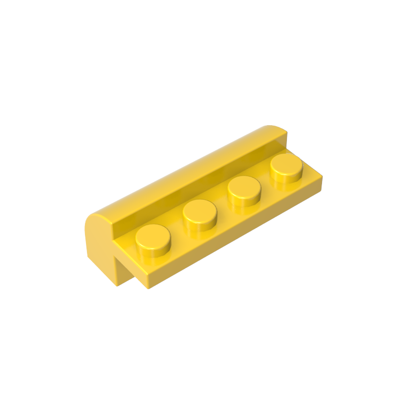 6081 | Slope, Curved 2 x 4 x 1 1/3 with 4 Recessed Studs