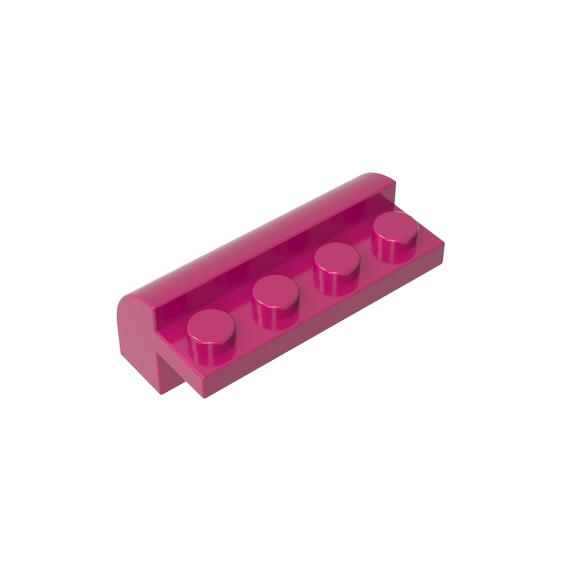 6081 | Slope, Curved 2 x 4 x 1 1/3 with 4 Recessed Studs