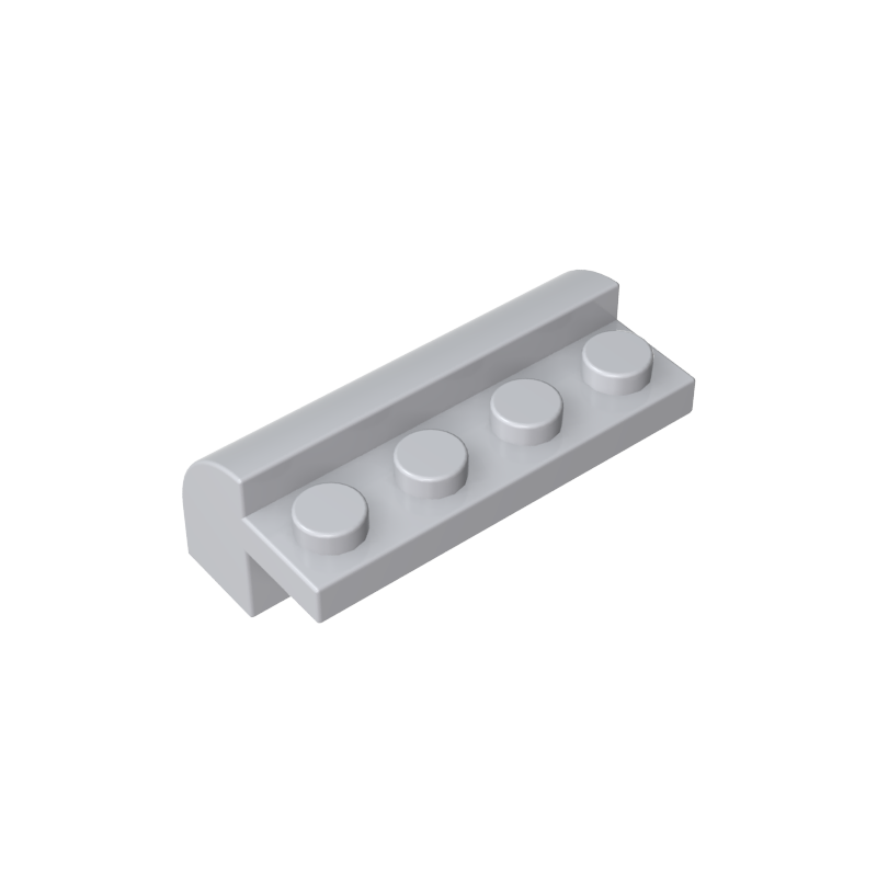 6081 | Slope, Curved 2 x 4 x 1 1/3 with 4 Recessed Studs