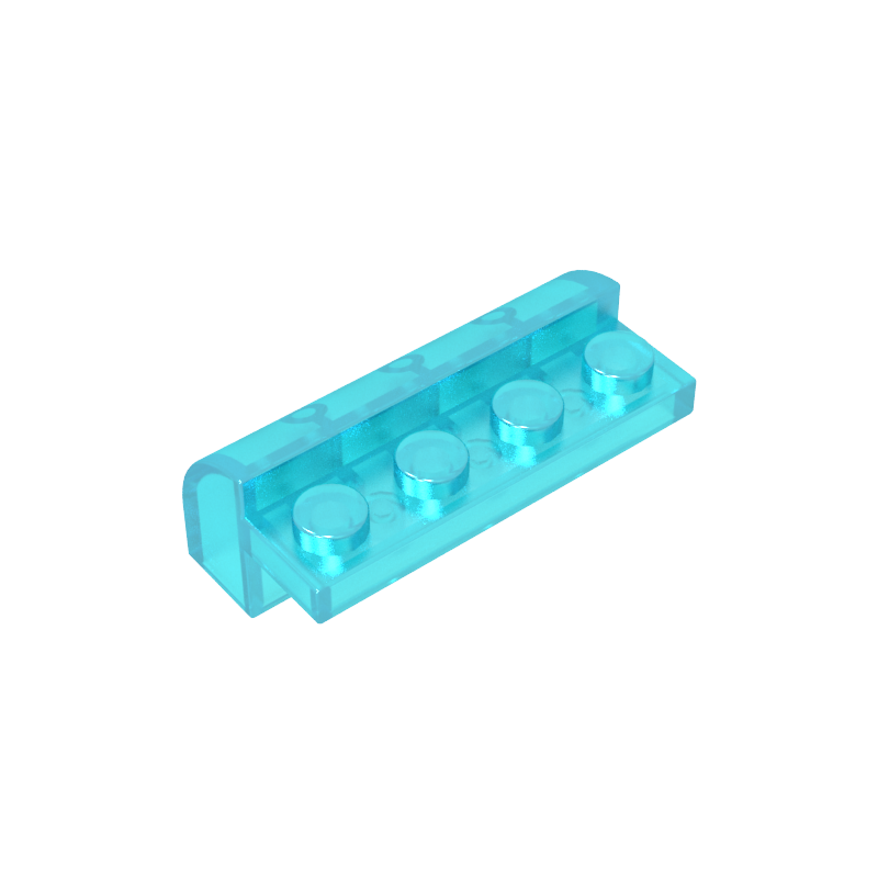 6081 | Slope, Curved 2 x 4 x 1 1/3 with 4 Recessed Studs