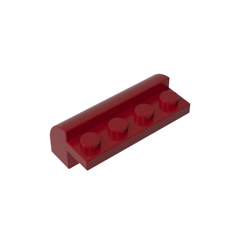 6081 | Slope, Curved 2 x 4 x 1 1/3 with 4 Recessed Studs