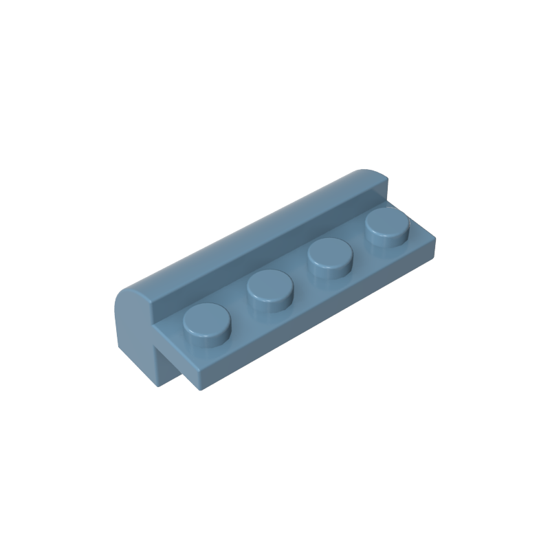 6081 | Slope, Curved 2 x 4 x 1 1/3 with 4 Recessed Studs