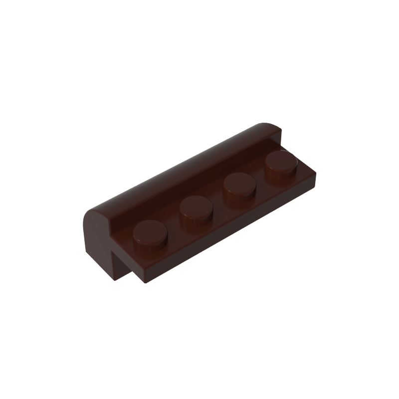 6081 | Slope, Curved 2 x 4 x 1 1/3 with 4 Recessed Studs