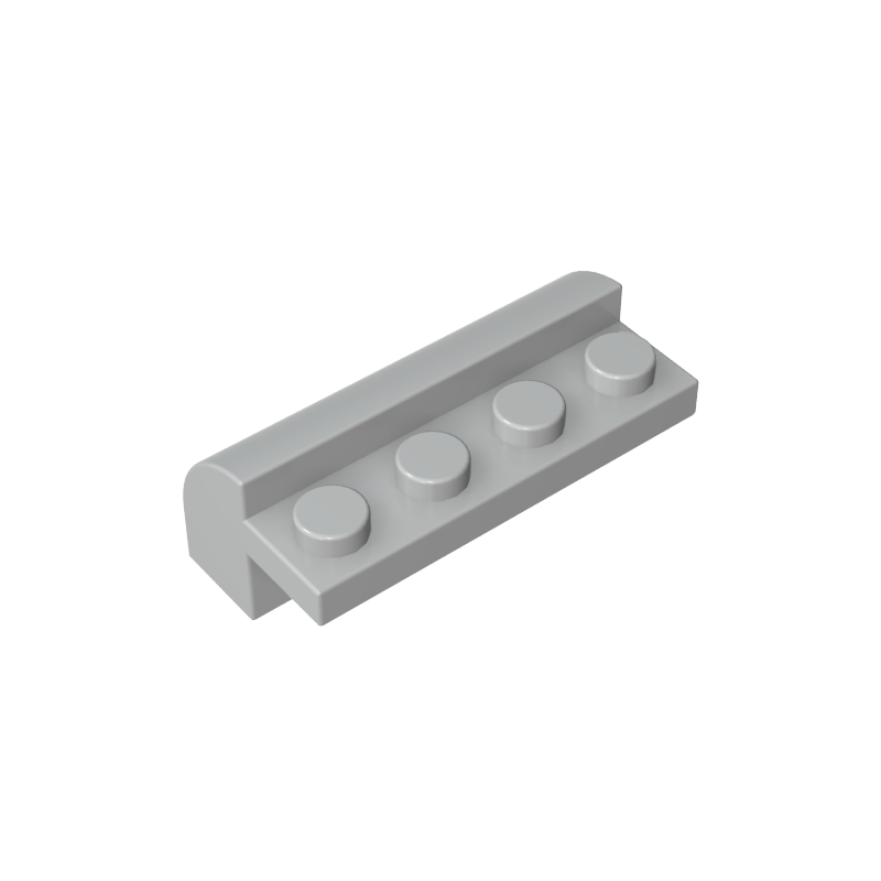 6081 | Slope, Curved 2 x 4 x 1 1/3 with 4 Recessed Studs