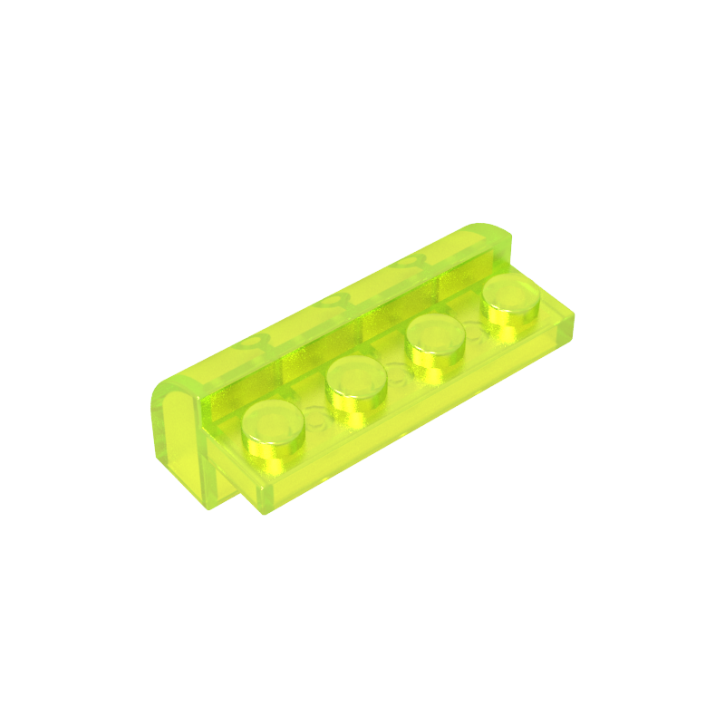 6081 | Slope, Curved 2 x 4 x 1 1/3 with 4 Recessed Studs