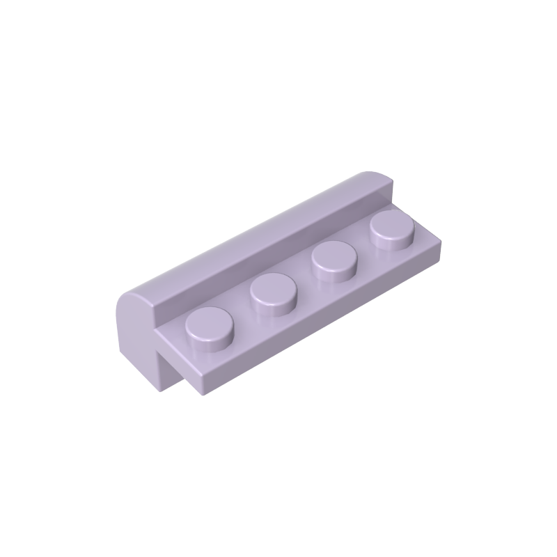 6081 | Slope, Curved 2 x 4 x 1 1/3 with 4 Recessed Studs