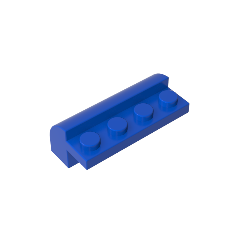 6081 | Slope, Curved 2 x 4 x 1 1/3 with 4 Recessed Studs