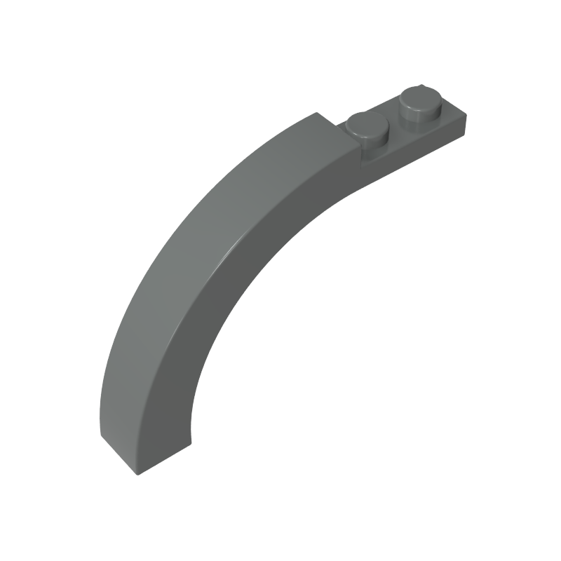 6060 | Arch 1 x 6 x 3 1/3 Curved Top