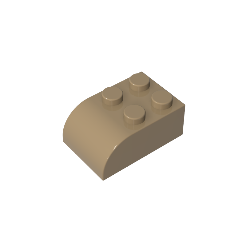 6215 | Slope, Curved 3 x 2 with 4 Studs