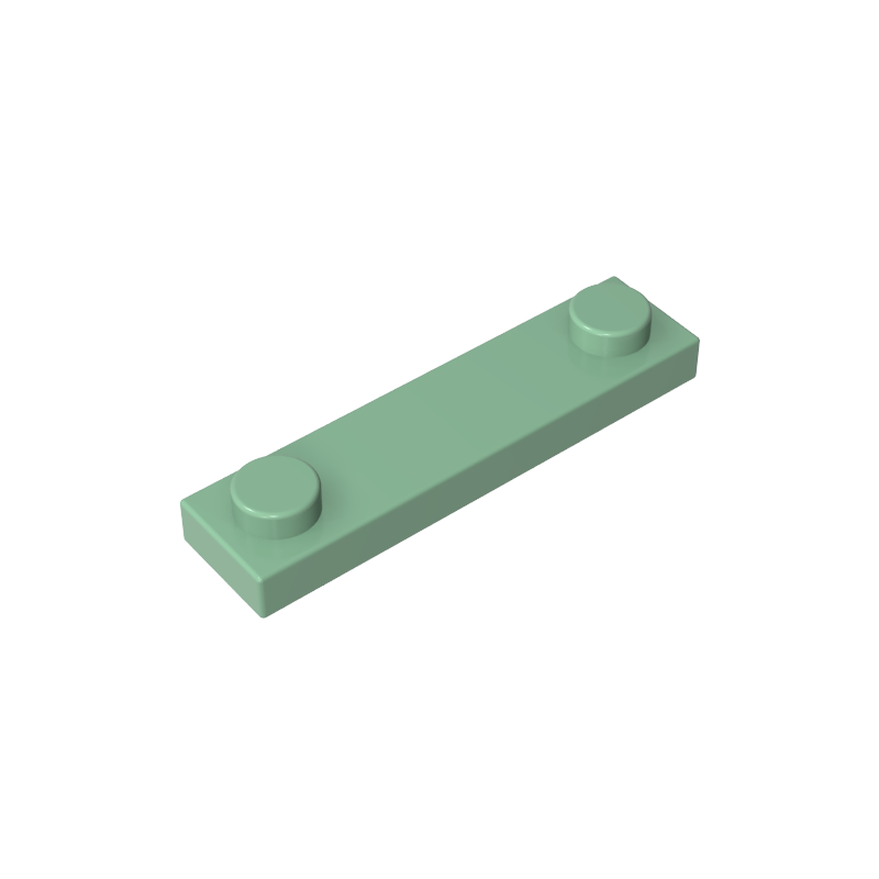 92593 | Plate, Modified 1 x 4 with 2 Studs without Groove