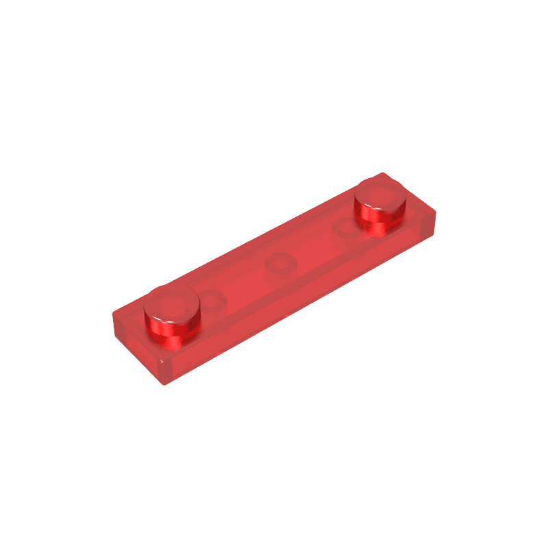 92593 | Plate, Modified 1 x 4 with 2 Studs without Groove