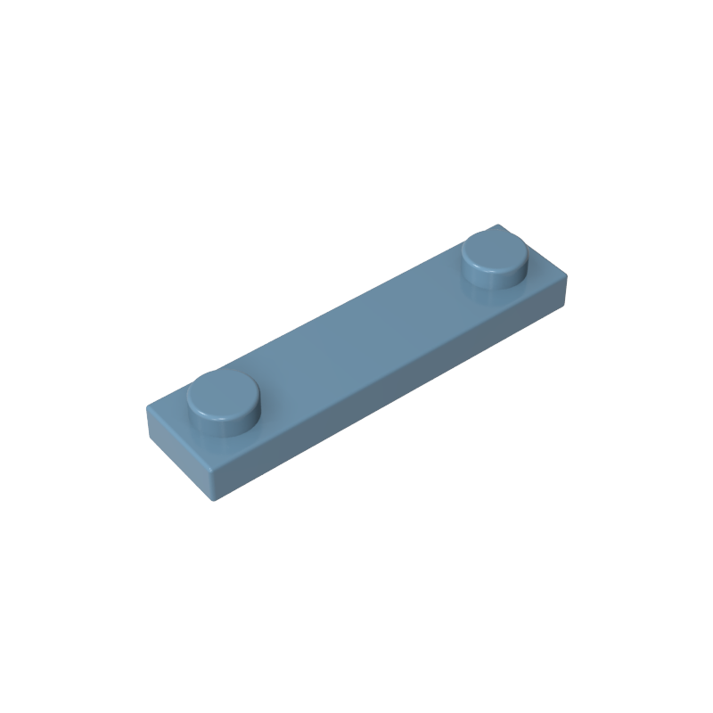 92593 | Plate, Modified 1 x 4 with 2 Studs without Groove